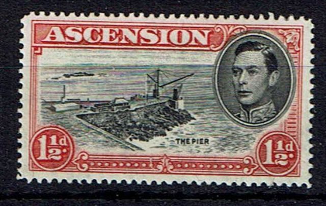 Image of Ascension SG 40ca LMM British Commonwealth Stamp